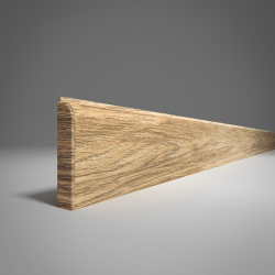 ПЛИНТУС НАПОЛЬНЫЙ ИЗ ВСПЕНЕННОГО ПВХ ДУБ ЛАТТЕ 270 2200х80мм COMFORT