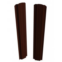 ШТАКЕТНИК "П-ОБРАЗНЫЙ" 97мм МАТОВЫЙ ОДНОСТОРОННИЙ