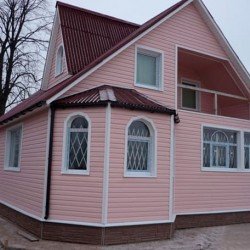 Сайдинг РОЗОВЫЙ 0,23*3,05м (U-Plast)