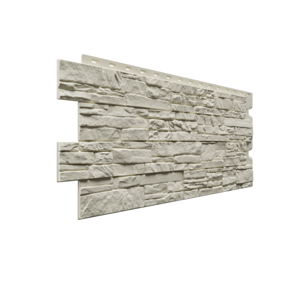 ФАСАДНАЯ ПАНЕЛЬ АЛТАЙ ВАНИЛЬ STANDART 1,196*0,426 (DOCKE)