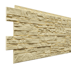 ФАСАДНАЯ ПАНЕЛЬ АЛТАЙ КРЕМОВЫЙ STANDART 1,196*0,426 (DOCKE)