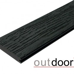 ТЕРРАСНАЯ ДОСКА ПОЛНОТЕЛАЯ ДПК STORM/OLD WOOD BLACK ЧЕРНАЯ 2,9м (OUTDOOR)