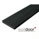 ТЕРРАСНАЯ ДОСКА ПОЛНОТЕЛАЯ ДПК STORM/OLD WOOD BLACK ЧЕРНАЯ 2,9м (OUTDOOR)