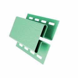 H Профиль соединительный САЛАТОВЫЙ для сайдинга GrandLine 3.0м