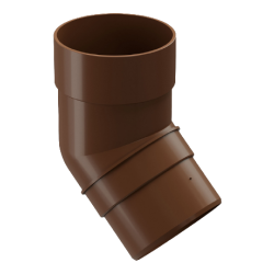 КОЛЕНО ТРУБЫ 45гр ПВХ D85 (DÖCKE PREMIUM)