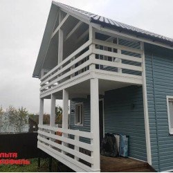 Акриловый сайдинг СЕРО-ГОЛУБОЙ 3,66*0,23м КАНАДА ПЛЮС ПРЕМИУМ