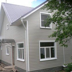 Сайдинг СЕРЫЙ 0,23*3,05м (U-Plast)