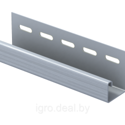 J-планка ГОЛУБАЯ для сайдинга 3,05 м. (U-Plast)