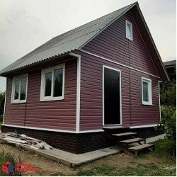 Акриловый сайдинг ГРАНАТОВЫЙ 3,66*0,23м КАНАДА ПЛЮС ПРЕМИУМ