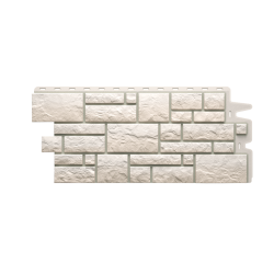 ФАСАДНАЯ ПАНЕЛЬ BURG БЕЛЫЙ PREMIUM 1,072*0,472 (DOCKE)