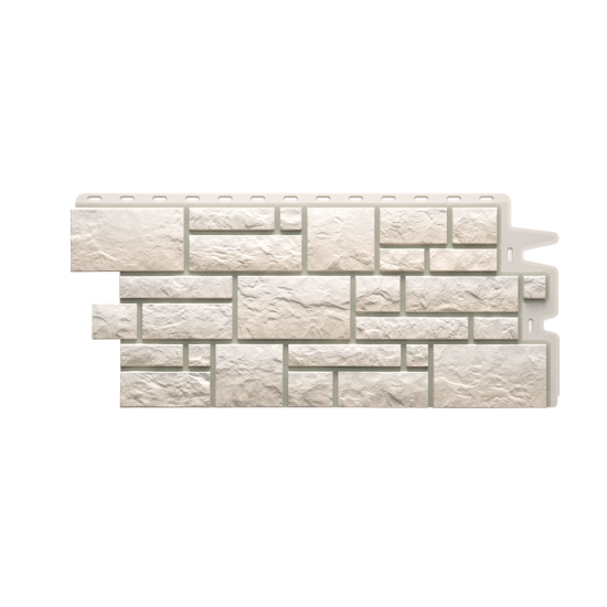 ФАСАДНАЯ ПАНЕЛЬ BURG БЕЛЫЙ PREMIUM 1,072*0,472 (DOCKE)