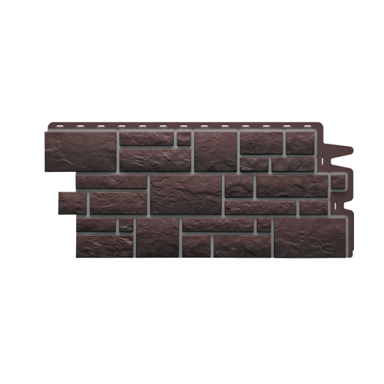 ФАСАДНАЯ ПАНЕЛЬ BURG ЗЕМЛЯНОЙ PREMIUM 1,072*0,472 (DOCKE)