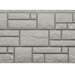 ФАСАДНАЯ ПАНЕЛЬ BURG СЕРЕБРИСТЫЙ PREMIUM 1,072*0,472 (DOCKE)