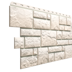 ФАСАДНАЯ ПАНЕЛЬ BURG БЕЛЫЙ PREMIUM 1,072*0,472 (DOCKE)