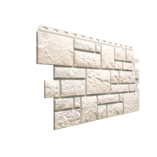 ФАСАДНАЯ ПАНЕЛЬ BURG БЕЛЫЙ PREMIUM 1,072*0,472 (DOCKE)