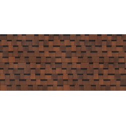 ЛАМИНИРОВАННАЯ ГИБКАЯ ЧЕРЕПИЦА DRAGON СВЕТЛО-КОРИЧНЕВЫЙ DOCKE-PIE STANDART