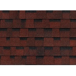 ЛАМИНИРОВАННАЯ ГИБКАЯ ЧЕРЕПИЦА DRAGON КРАСНЫЙ DOCKE-PIE EUROPA