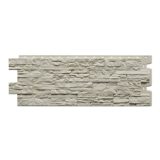 ФАСАДНАЯ ПАНЕЛЬ АЛТАЙ ВАНИЛЬ STANDART 1,196*0,426 (DOCKE)