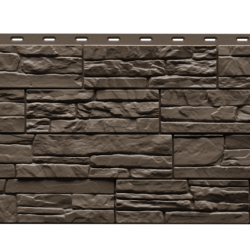 ФАСАДНАЯ ПАНЕЛЬ АЛТАЙ ШОКОЛАД STANDART 1,196*0,426 (DOCKE)