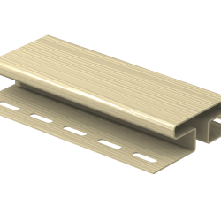 H-планка КОФЕ С МОЛОКОМ для сайдинга 3,05 м.(U-Plast)