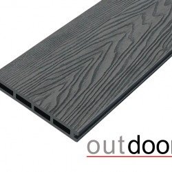 ТЕРРАСНАЯ ДОСКА ДПК HAVANA/ВЕЛЬВЕТ ГРАФИТ 3,0м (OUTDOOR)