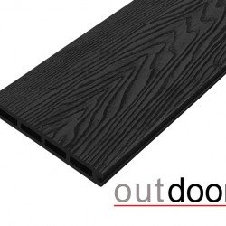 ТЕРРАСНАЯ ДОСКА ДПК HAVANA/ВЕЛЬВЕТ ЧЕРНАЯ 3,0м (OUTDOOR)