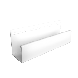 J-ПРОФИЛЬ БЕЛЫЙ 30мм 3,0м ДЛЯ ФАСАДНЫХ ПАНЕЛЕЙ (DOCKE)