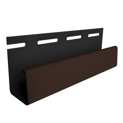 J-ПРОФИЛЬ ШОКОЛАДНЫЙ 18мм 3,0м ДЛЯ ФАСАДНЫХ ПАНЕЛЕЙ (DOCKE)