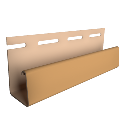 J-ПРОФИЛЬ КАШТАНОВЫЙ 18мм 3,0м ДЛЯ ФАСАДНЫХ ПАНЕЛЕЙ (DOCKE)