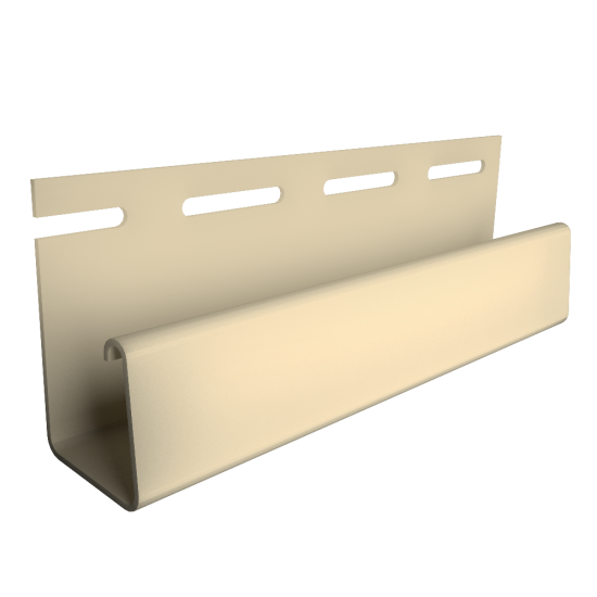 J-ПРОФИЛЬ ПАЛЕВЫЙ 18мм 3,0м ДЛЯ ФАСАДНЫХ ПАНЕЛЕЙ DOCKE