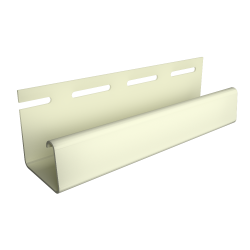 J-ПРОФИЛЬ СЛОНОВАЯ КОСТЬ 26мм 3,0м ДЛЯ ФАСАДНЫХ ПАНЕЛЕЙ (DOCKE)