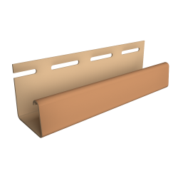 J-ПРОФИЛЬ КАШТАНОВЫЙ 26мм 3,0м ДЛЯ ФАСАДНЫХ ПАНЕЛЕЙ (DOCKE)