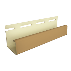 J-ПРОФИЛЬ КАРАМЕЛЬНЫЙ 26мм 3,0м ДЛЯ ФАСАДНЫХ ПАНЕЛЕЙ (DOCKE)