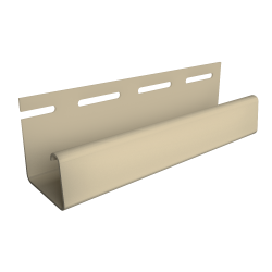 J-ПРОФИЛЬ ПАЛЕВЫЙ 26мм 3,0м ДЛЯ ФАСАДНЫХ ПАНЕЛЕЙ (DOCKE)