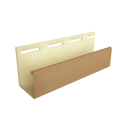 J-ПРОФИЛЬ КАРАМЕЛЬНЫЙ 30мм 3,0м ДЛЯ ФАСАДНЫХ ПАНЕЛЕЙ (DOCKE)