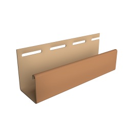 J-ПРОФИЛЬ КАШТАНОВЫЙ 30мм 3,0м ДЛЯ ФАСАДНЫХ ПАНЕЛЕЙ (DOCKE)