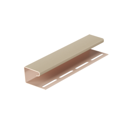 J-ПРОФИЛЬ КРЕМ БРЮЛЕ 3,0м ДЛЯ САЙДИНГА (DOCKE)