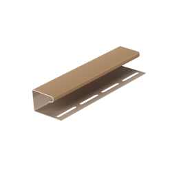 J-ПРОФИЛЬ КАПУЧИНО 3,0м ДЛЯ САЙДИНГА (DOCKE)