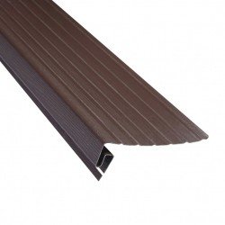 J-фаска КОРИЧНЕВАЯ 3,0м для сайдинга Альта-Профиль