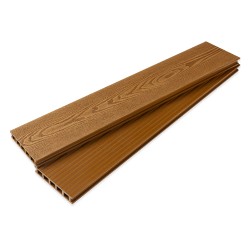 ТЕРРАСНАЯ ДОСКА ДПК LITE 3D БРОНЗА 4,0х0,138м (АЛЬТА-ПРОФИЛЬ)
