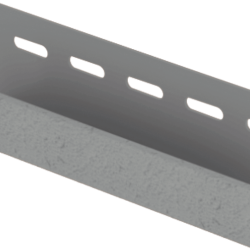 J-планка КЛИНКЕР ДЫМ для «СТОУН ХАУС» 3,05м (U-Plast)