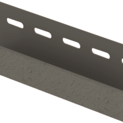 J-планка КЛИНКЕР ПЕПЕЛ для «СТОУН ХАУС» 3,05м (U-Plast)