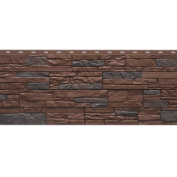 ФАСАДНАЯ ПАНЕЛЬ STEIN ТЕМНЫЙ ОРЕХ PREMIUM 1,196*0,426 (DOCKE)