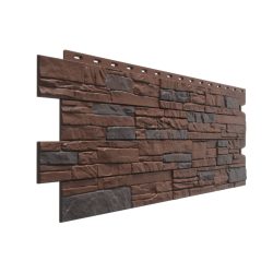 ФАСАДНАЯ ПАНЕЛЬ STEIN ТЕМНЫЙ ОРЕХ PREMIUM 1,196*0,426 (DOCKE)