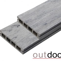 ТЕРРАСНАЯ ДОСКА ДПК STORM GREY СЕРАЯ МИКС 120мм 4,0м (OUTDOOR)