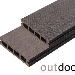 ТЕРРАСНАЯ ДОСКА ДПК STORM BROWN КОРИЧНЕВАЯ МИКС 120мм 4,0м (OUTDOOR)