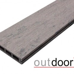 ТЕРРАСНАЯ ДОСКА ДПК STORM GREY СЕРАЯ МИКС 120мм 4,0м (OUTDOOR)