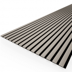 СТЕНОВАЯ ПАНЕЛЬ РЕЕЧНАЯ МДФ SANDGRAU НА ВОЙЛОКЕ 2,7м (STELLA)