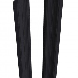 ШТАКЕТНИК "М-ОБРАЗНЫЙ РИФЛЕНЫЙ" 96мм МАТОВЫЙ ОДНОСТОРОННИЙ