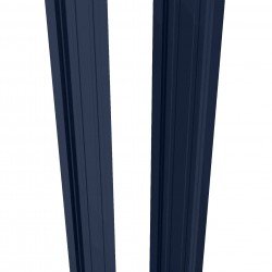 ШТАКЕТНИК "П-ОБРАЗНЫЙ" 97мм МАТОВЫЙ ДВУСТОРОННИЙ